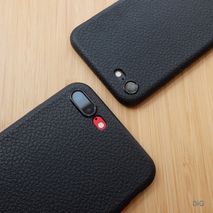 防滑 MOOKE 超薄黑色软胶全包手机套 仿荔枝纹路 Max iPhoneXS