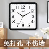 康巴丝挂钟客厅钟表简约北欧时尚 家用时钟挂表现代创意个性 石英钟
