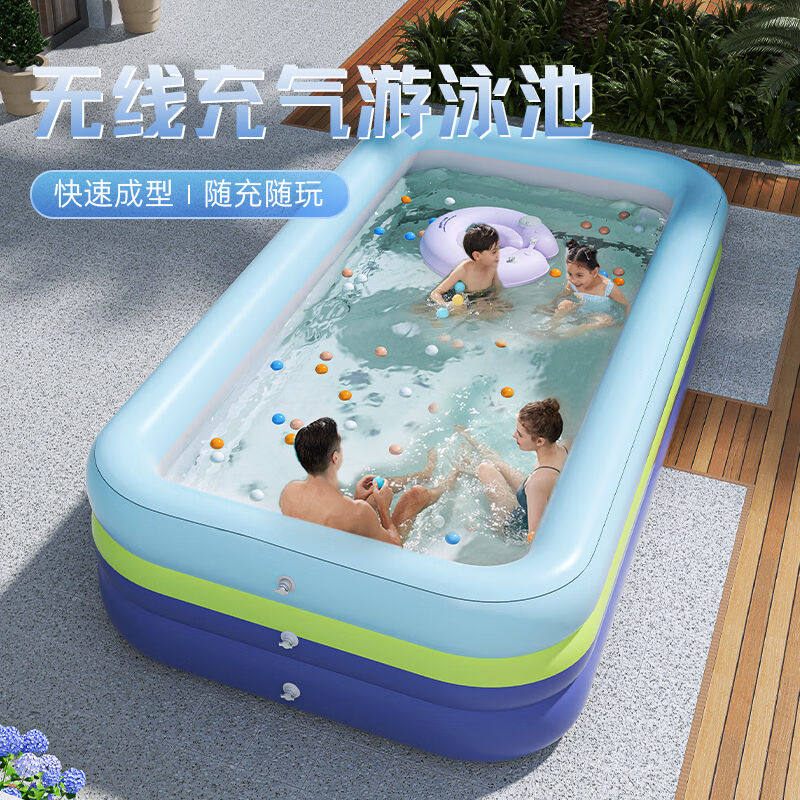 赟娅充气游泳池儿童家用加厚宝宝婴儿大型户外水池小孩家庭大人戏使用感如何?