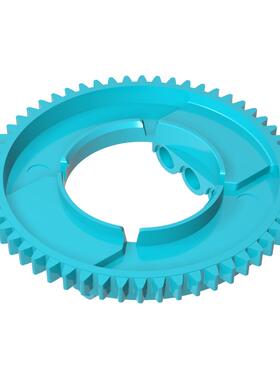 高砖积木零件GDS-1357配件大转盘旋转带内齿兼容48168-50163散件