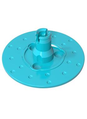 高砖积木零件GDS-1495配件转向车轮毂盘兼容35189小颗粒拼插散件