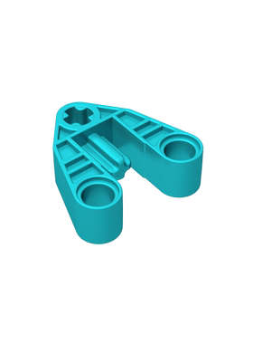 高砖积木零件GDS-90063配件三角连接件 轴/栓孔兼容58177拼插散件