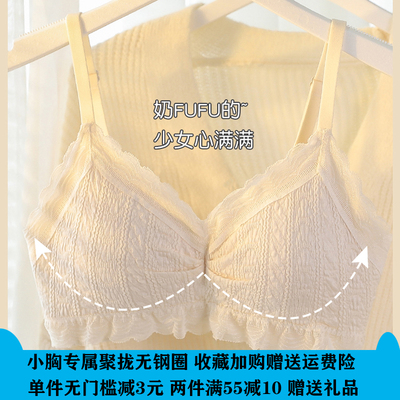 收副乳无钢圈海绵聚拢学生