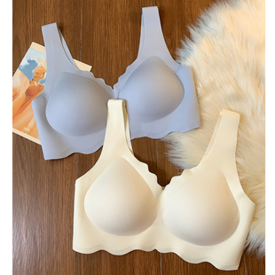 无痕内衣女小胸聚拢上托收副乳薄款美背防下垂学生固定杯运动文胸