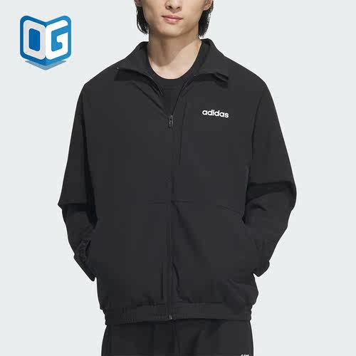 阿迪达斯男士运动梭织夹克
