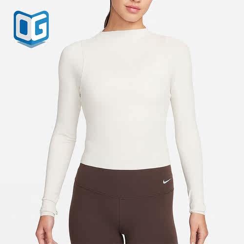 Nike/耐克正品新款女士弹力透气休闲运动长袖T恤FN3023-104