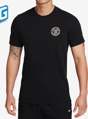 Nike/耐克正品DRI-FIT男子字母哥针织运动短袖T恤FJ2317-010