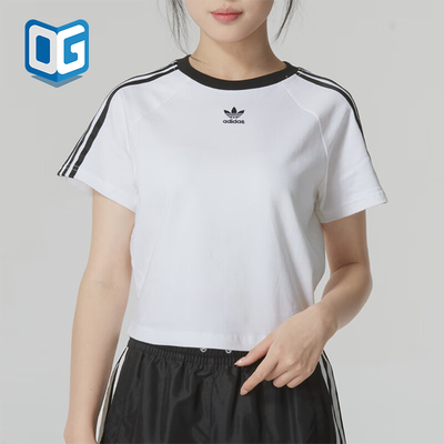 阿迪达斯女士经典运动休闲T恤