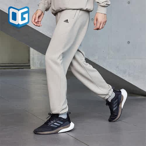 Adidas/阿迪达斯正品秋季男女同款束脚宽松休闲运动裤IV7591
