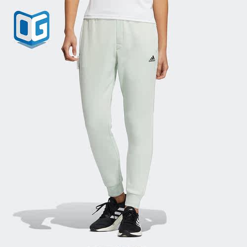 Adidas/阿迪达斯正品 LABEL PANTS女士加绒运动休闲裤IB2750