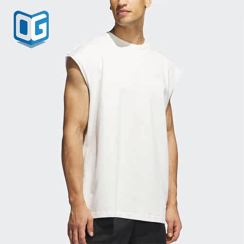 Adidas/阿迪达斯正品2023新款男子宽松篮球运动背心IM4219