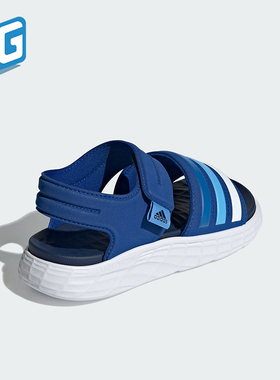 Adidas/阿迪达斯DURAMO SANDAL SL K大童防滑缓震沙滩凉鞋ID3533