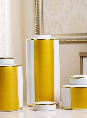 轻奢系列陶瓷新中式风软装工艺品