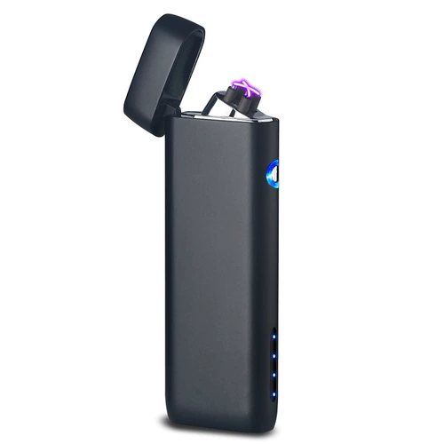 Металлическая ветрозащитная маленькая длинная зажигалка с usb-зарядкой, (Трансграничная торговля), подарок на день рождения