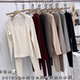6150女羊绒蛋白细螺纹保暖内衣套装 长袖 时尚 方领发热恒温秋衣秋裤