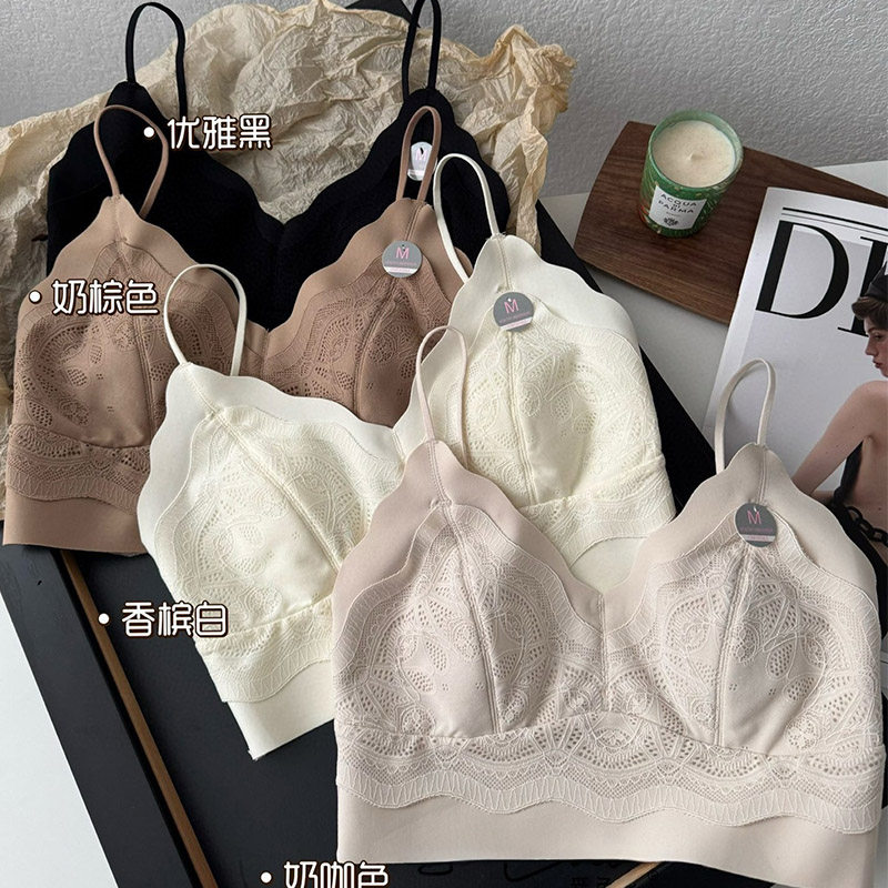 希维尔的秘密2599美背心女波纹蕾丝抹胸舒适透气兔耳朵杯超薄内衣,女士内衣/男士内衣/家居服,抹胸,淘宝优惠券,粉丝福利购,淘宝优惠卷