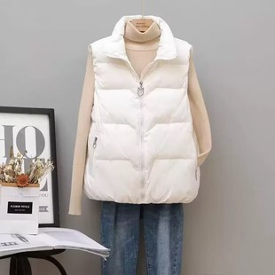 清仓捡漏孕妇羽绒棉马甲韩版 宽松孕妇棉背心坎肩轻薄外套外穿马甲