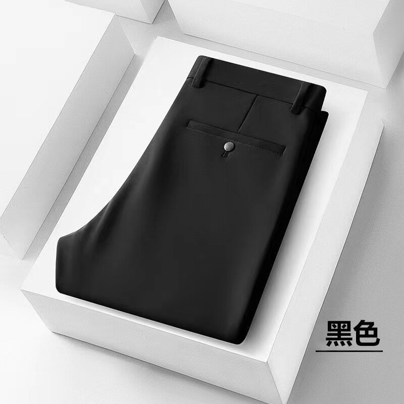 99023【弹力舒适】【专柜品质】夏天透气休闲西裤男