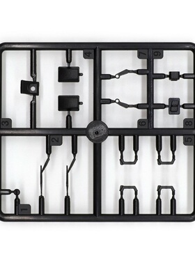 奥兰多汉特A03卫士外观件 后视镜/把手/雨刮器 1/32 SA0043