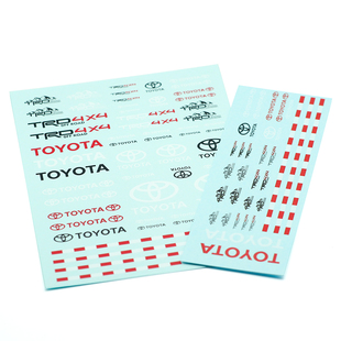 奥兰多汉特P02坦途1:32 24 18通用水贴纸丰田越野攀爬模型车 拉花