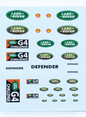 奥兰多汉特1:35 1:32 1:24模型汽车水贴纸卫士标志合金车模拉花