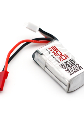 模型RC遥控车锂电池7.4V 2S 300毫安 奥兰多汉特模型通用