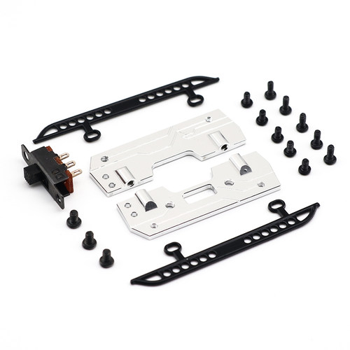 奥兰多汉特模型LZ0005 五门牧马人攀爬1:35金属踏板OP 配五门大梁