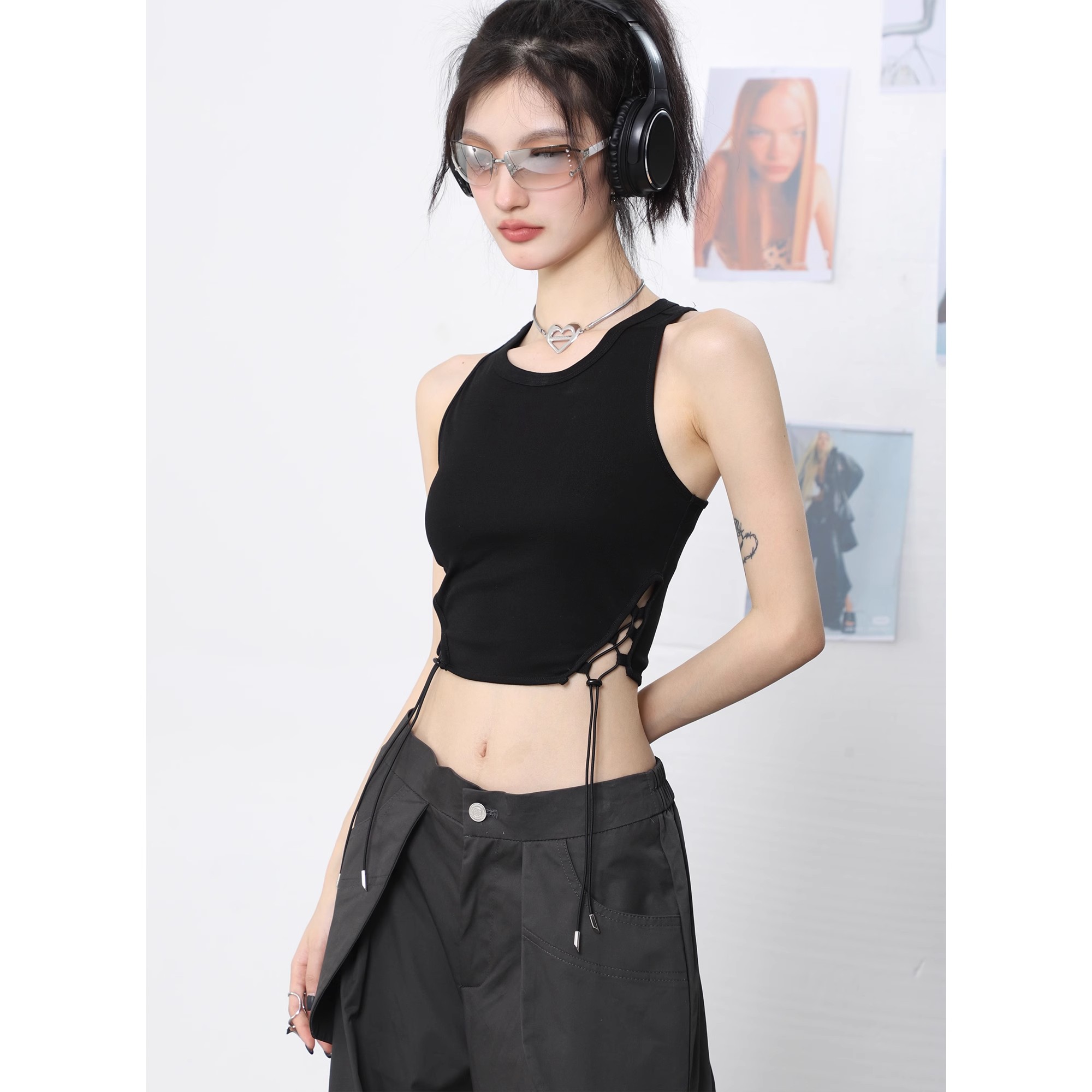 无袖背心女装夏季新款