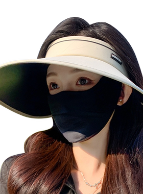 夏季防紫外线空顶帽女