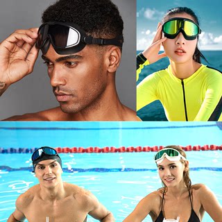 鲨克泳镜高清大框防水防雾近视游泳眼镜女专业男士潜水泳帽套装备