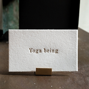 530克加厚意大利蒙特利棉卡凸版奥凹印名片印刷定制棉纸凹印名片