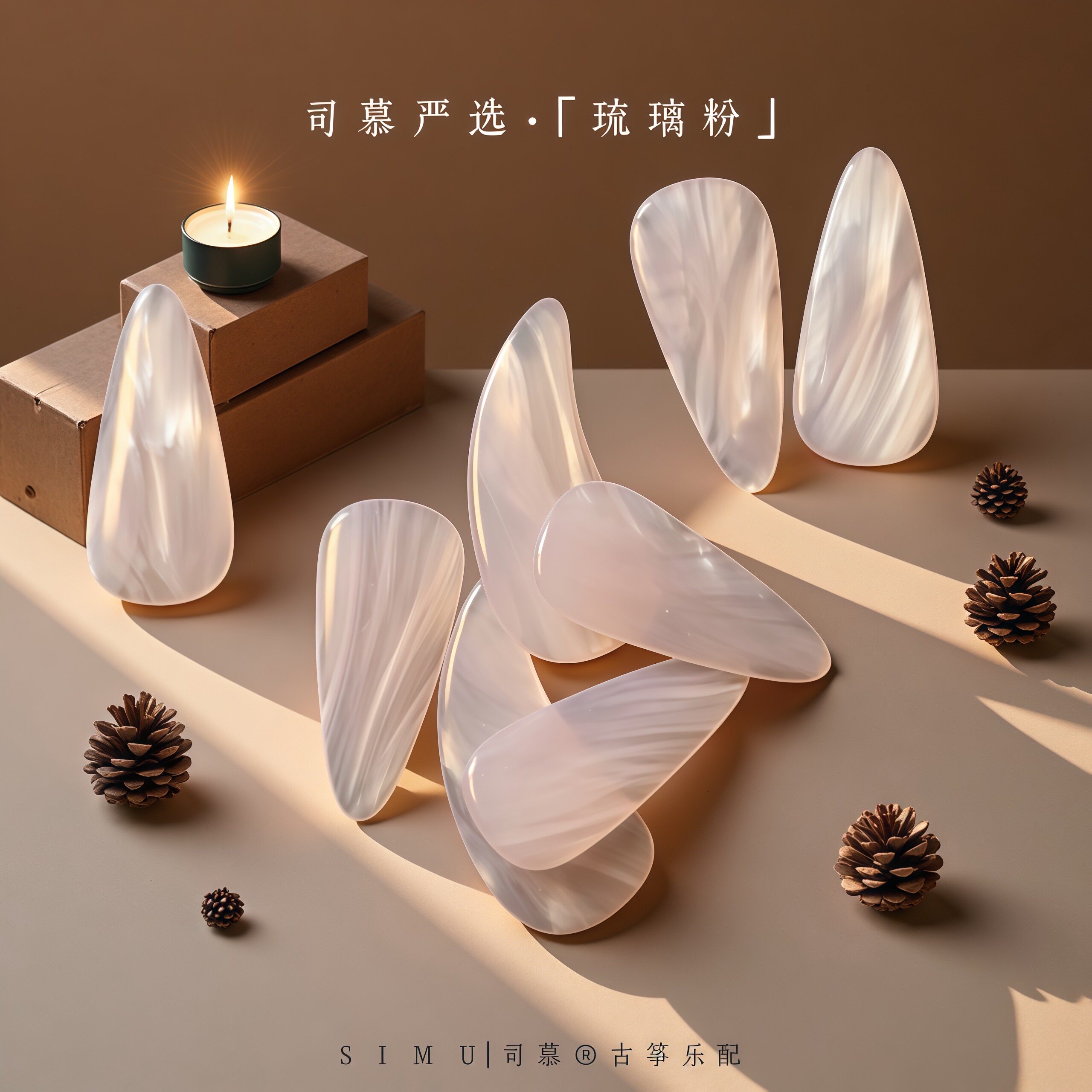 司慕高分子古筝指甲成人儿童通用