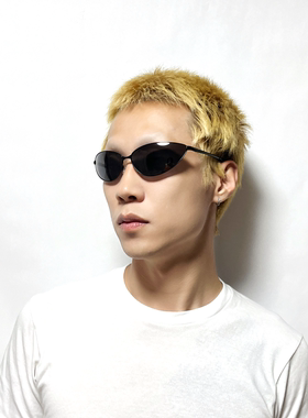 欧美复古螳螂镜片防紫外线墨镜