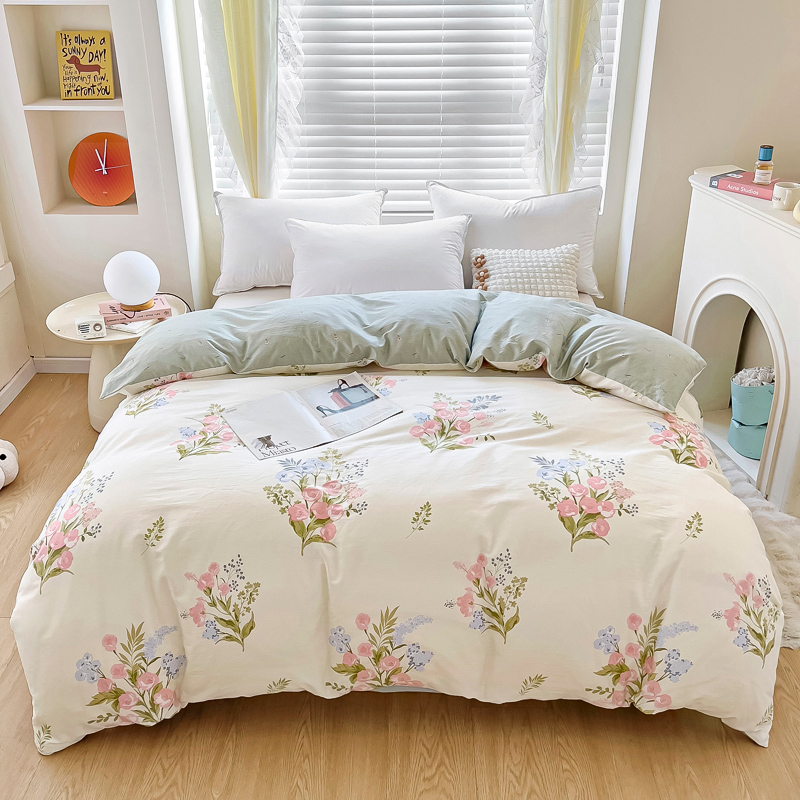 100全棉被套单件纯棉单双人被罩