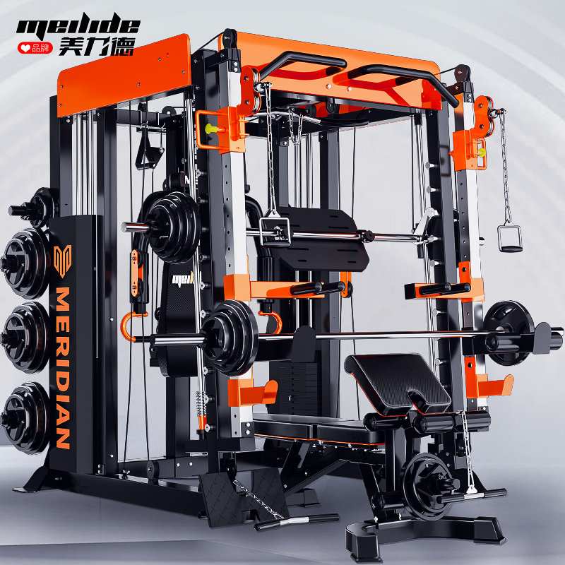 史密斯机龙门架健身器材家用多功能一体深蹲卧推架组合综合训练器