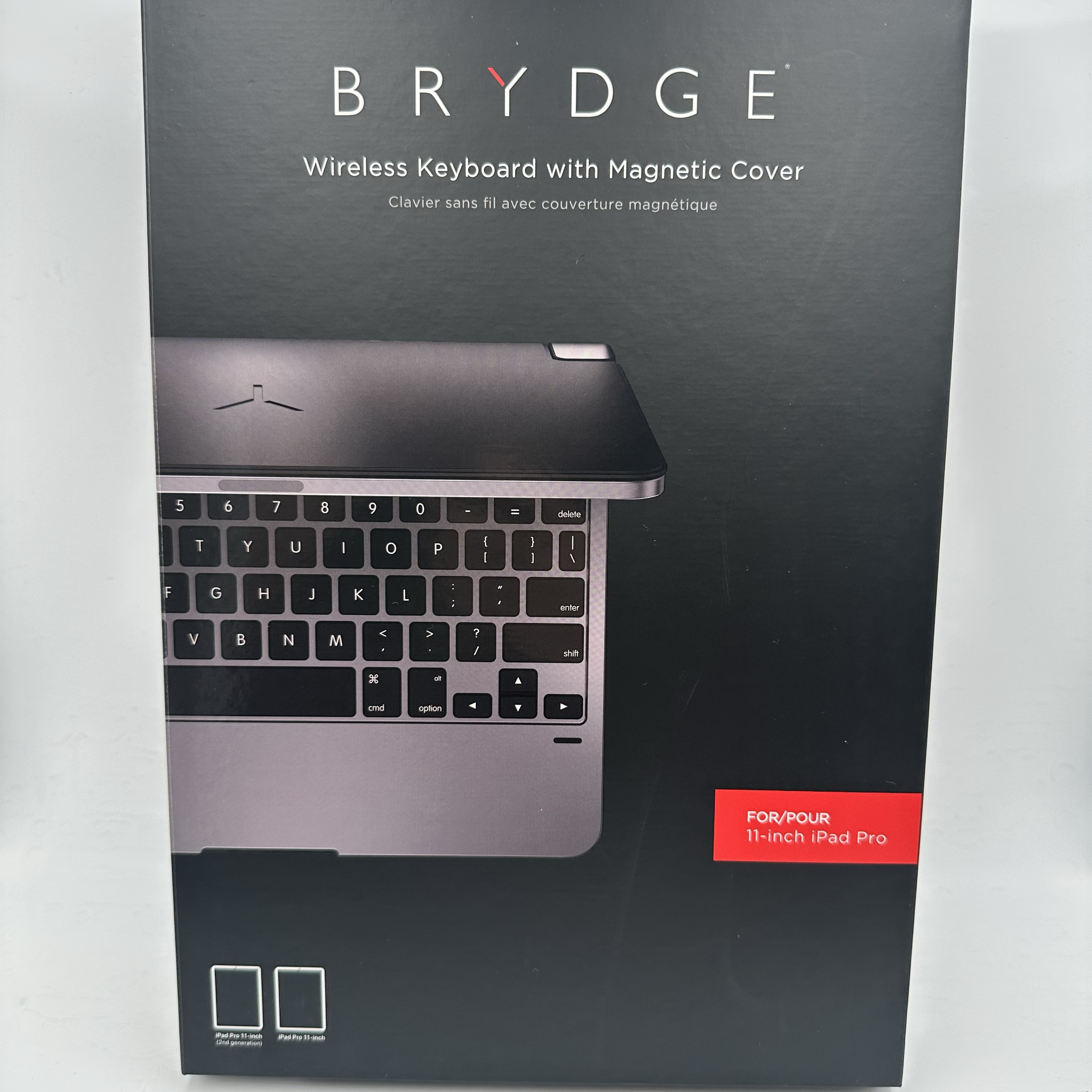 BRYDGE铝合金蓝牙背光键盘适用于ipad pro英11寸20/21/22/23/24款