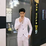 时尚休闲小西装男韩版修身一粒扣西服男107-x07-p20，男装西服套装，星座112C