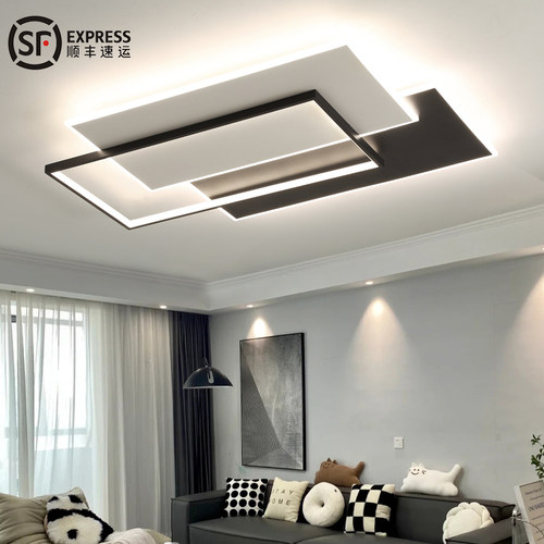 客厅灯现代简约大气led吸顶灯