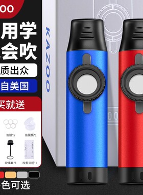 金属卡祖笛专业演奏型kazoo初学者吹奏乐器简单易学新手入门吹笛