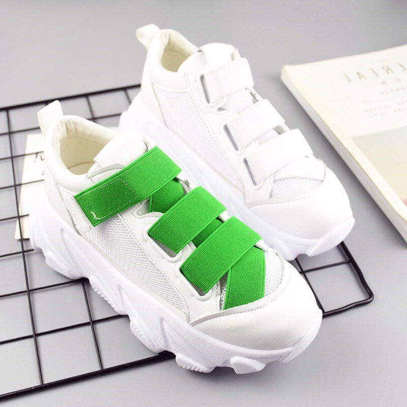 魔术贴AB版超火网红智熏鞋网面休闲运动鞋明星同款厚底老爹鞋女鞋|ruв категории Женская обувь, низкий чистка - от Buy2taobao.com для оказания профессиональной услуги покупки агента Taobao