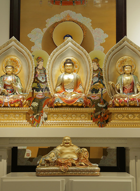 进口寺院金刚台掐丝珐琅彩佛像