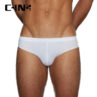 C-IN2夏季新品内裤男棉加莫代尔轻薄U凸低腰弹力性感三角裤2313AB