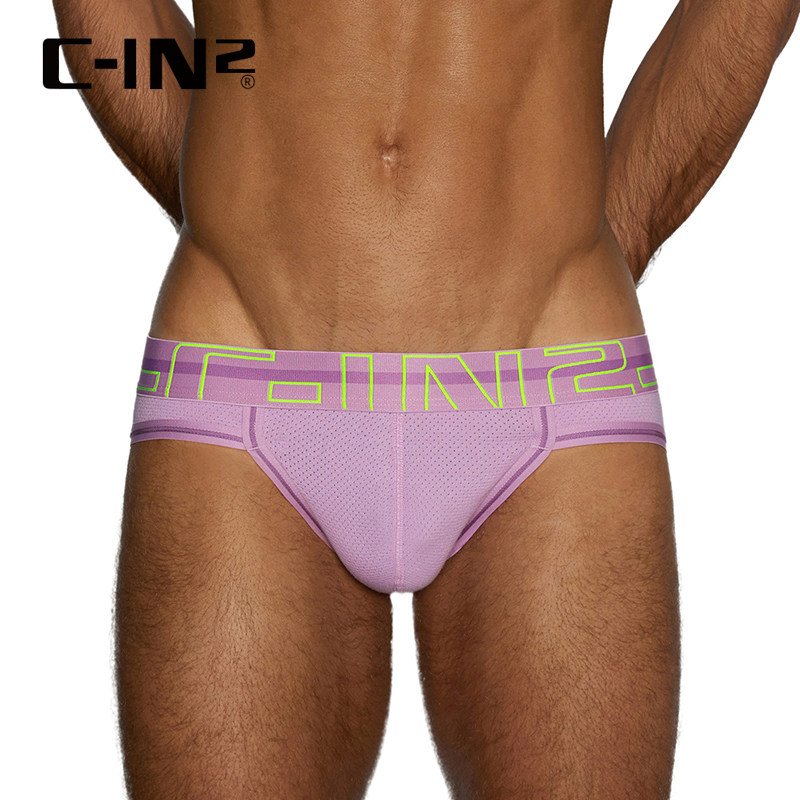 C-IN2新品男士内裤人造丝轻薄小网眼U凸低腰高叉三角裤3214RT,女士内衣/男士内衣/家居服,男三角内裤,淘宝优惠券,粉丝福利购,淘宝优惠卷