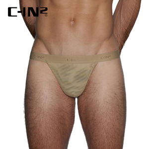 C-IN2秋冬新品男丁字裤提臀镂空网纱提臀U凸低腰性感单丁裤5702TY