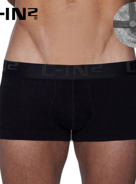 C-IN2进口男士内裤简约青年吊环提型精梳棉U凸低腰平角裤热卖4035