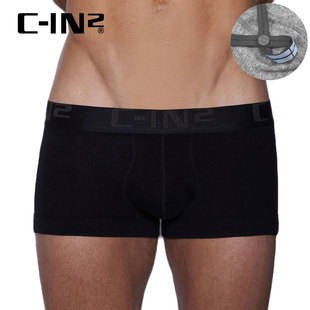 简约青年吊环提型精梳棉U凸低腰平角裤 IN2进口男士 内裤 4035 热卖