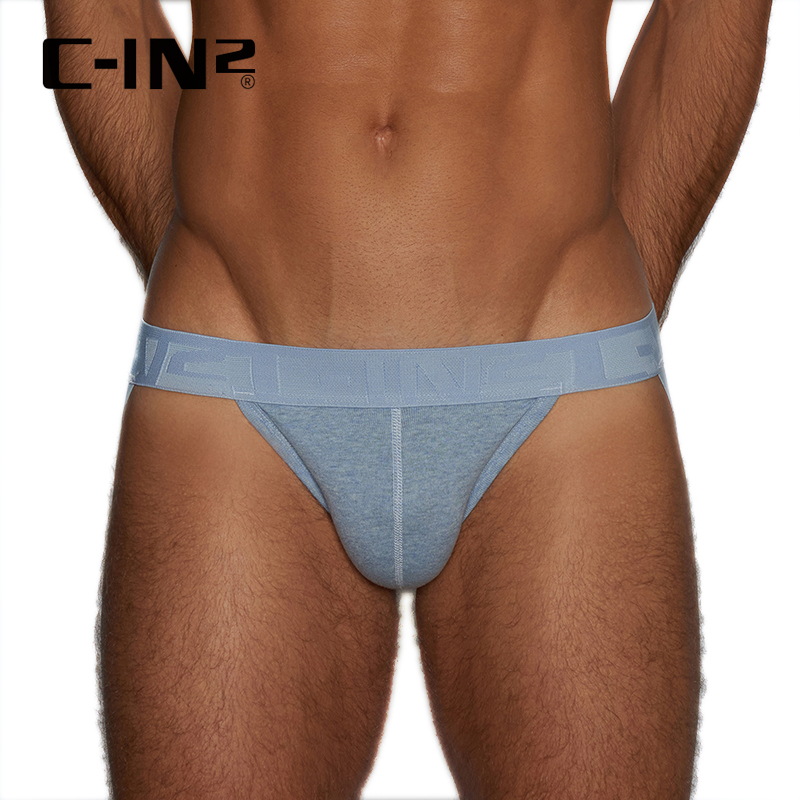C-IN2低腰透气性感露臀男丁字裤