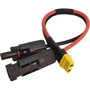 mc4转xt60插头xt90插头安德森30安 45安光伏太阳能线充电线连接线