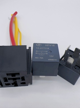 全新原装 HFV16 12-H1TY-R 合力叉车控制盒预热继电器12V 70A 4脚