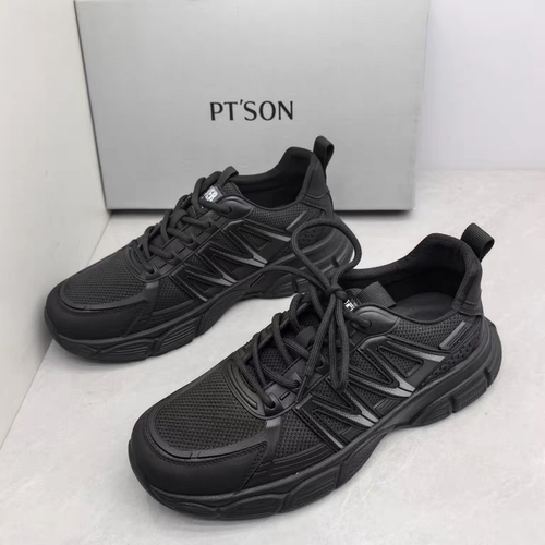 百田森撤柜断码春秋季飞织圆头厚底男士休闲运动鞋时尚百搭懒人鞋